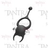 Anillo en forma de diablito negro con vibracion